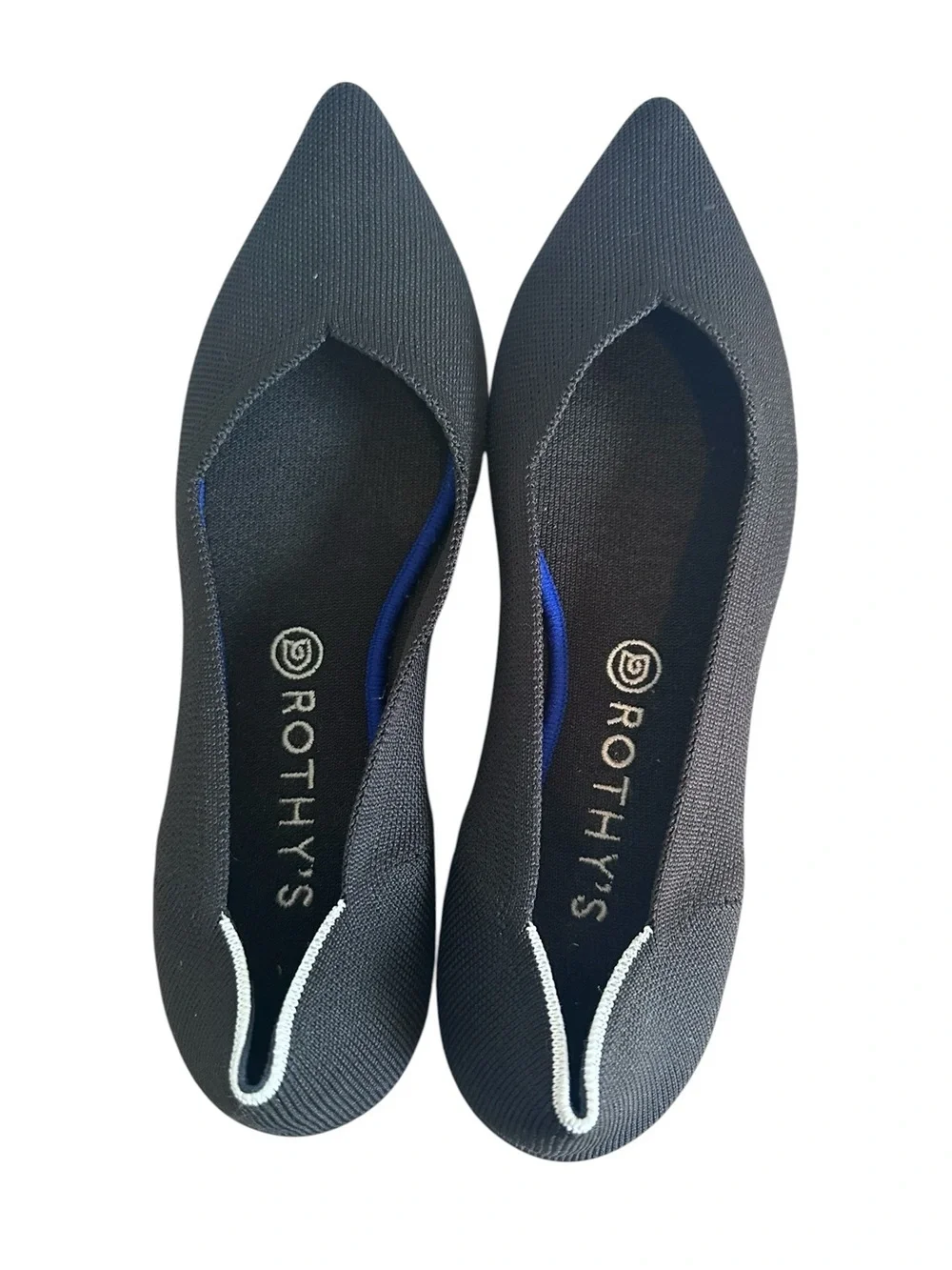 Rothys Points flats black size 11.5